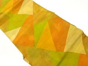 切り嵌め風模様織出し名古屋帯